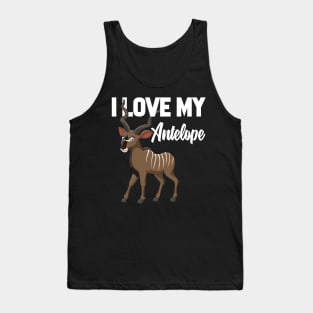 I Love My Antelope Tank Top